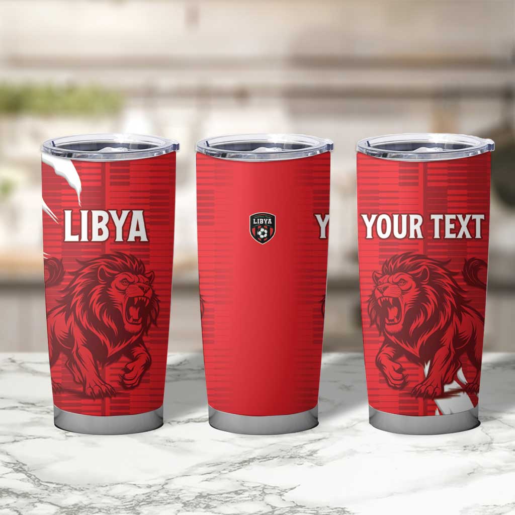 Custom Libya Football Tumbler Cup Forza Libya