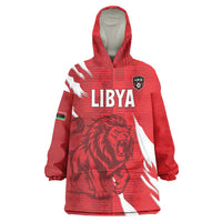 Custom Libya Football Wearable Blanket Hoodie Forza Libya