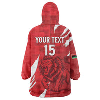 Custom Libya Football Wearable Blanket Hoodie Forza Libya