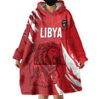 Custom Libya Football Wearable Blanket Hoodie Forza Libya