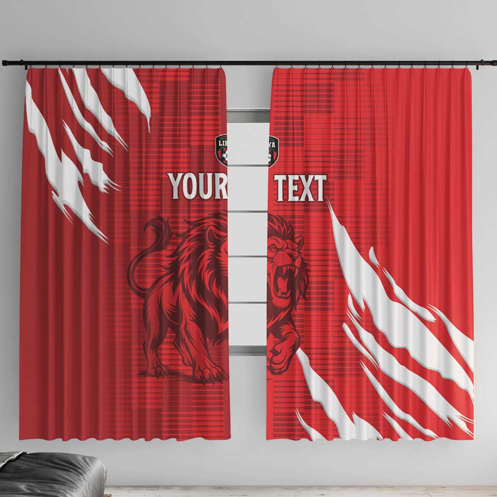 Custom Libya Football Window Curtain Forza Libya