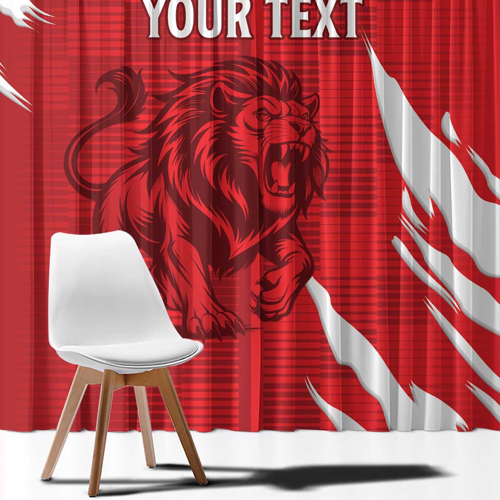 Custom Libya Football Window Curtain Forza Libya