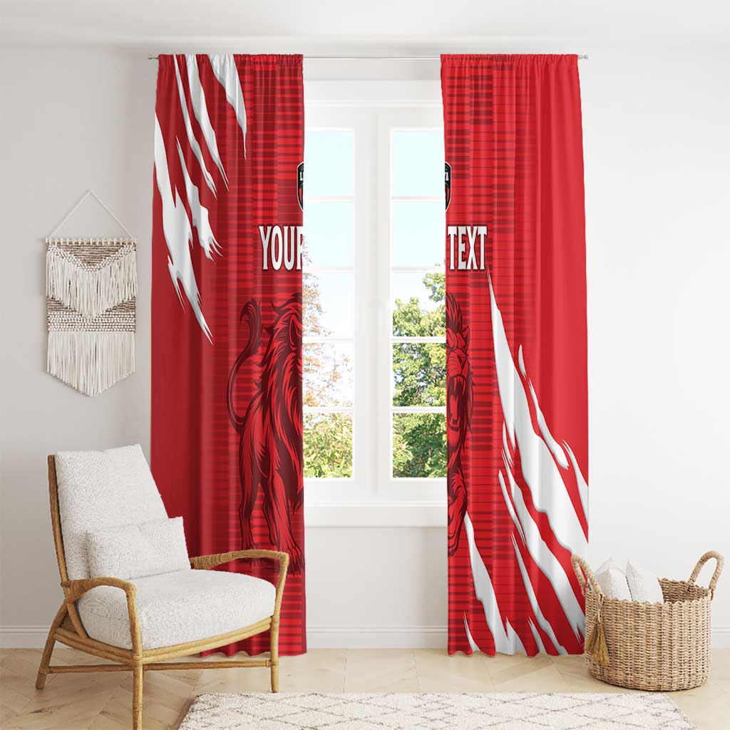 Custom Libya Football Window Curtain Forza Libya