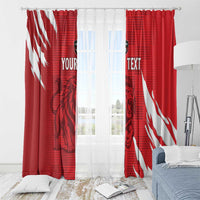 Custom Libya Football Window Curtain Forza Libya