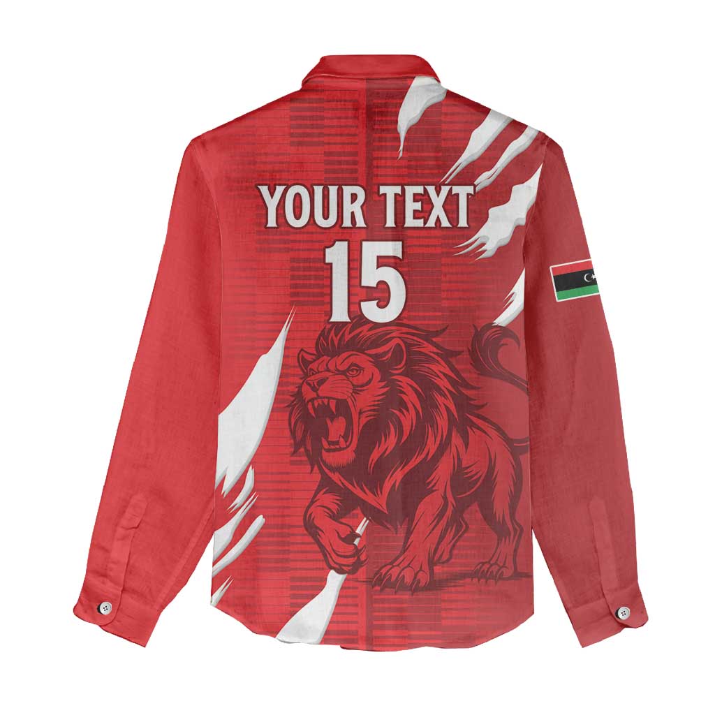 Custom Libya Football Women Casual Shirt Forza Libya