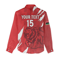 Custom Libya Football Women Casual Shirt Forza Libya