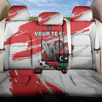 Custom Libya Football Back Car Seat Cover Yalla Fursan Al-Mutawasit
