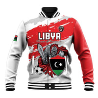 Custom Libya Football Baseball Jacket Yalla Fursan Al-Mutawasit