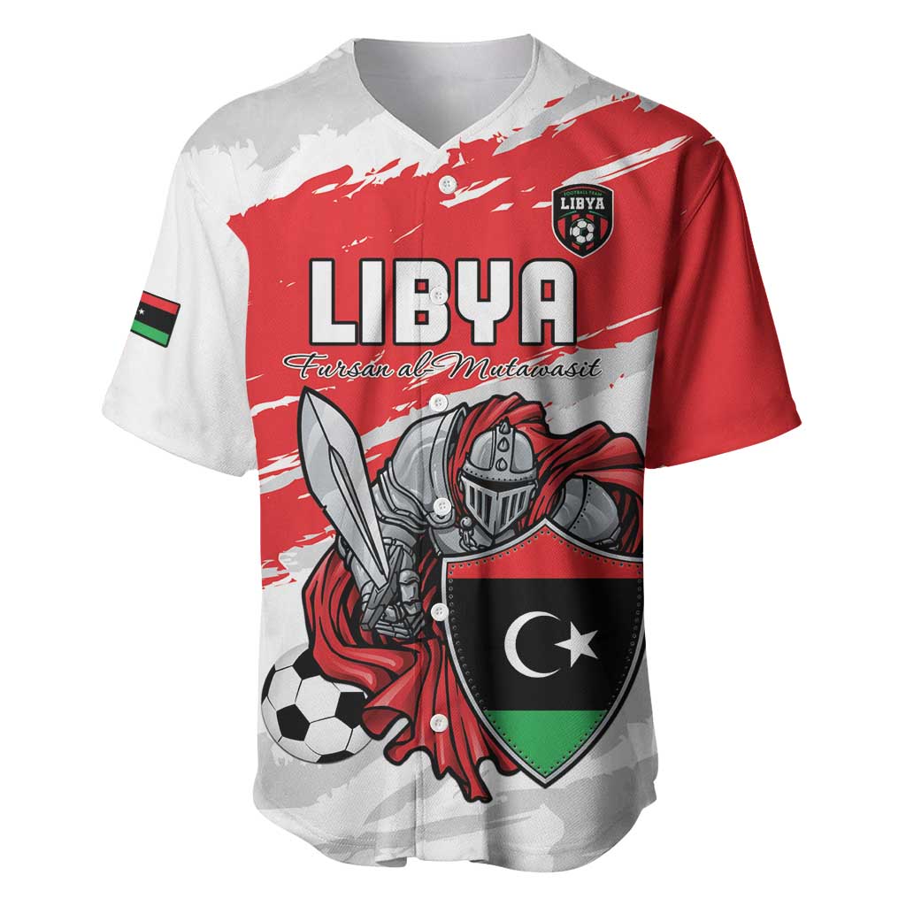 Custom Libya Football Baseball Jersey Yalla Fursan Al-Mutawasit
