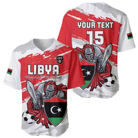 Custom Libya Football Baseball Jersey Yalla Fursan Al-Mutawasit