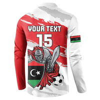 Custom Libya Football Button Sweatshirt Yalla Fursan Al-Mutawasit