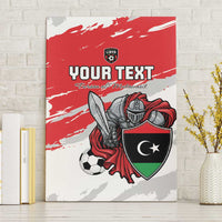 Custom Libya Football Canvas Wall Art Yalla Fursan Al-Mutawasit