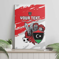Custom Libya Football Canvas Wall Art Yalla Fursan Al-Mutawasit