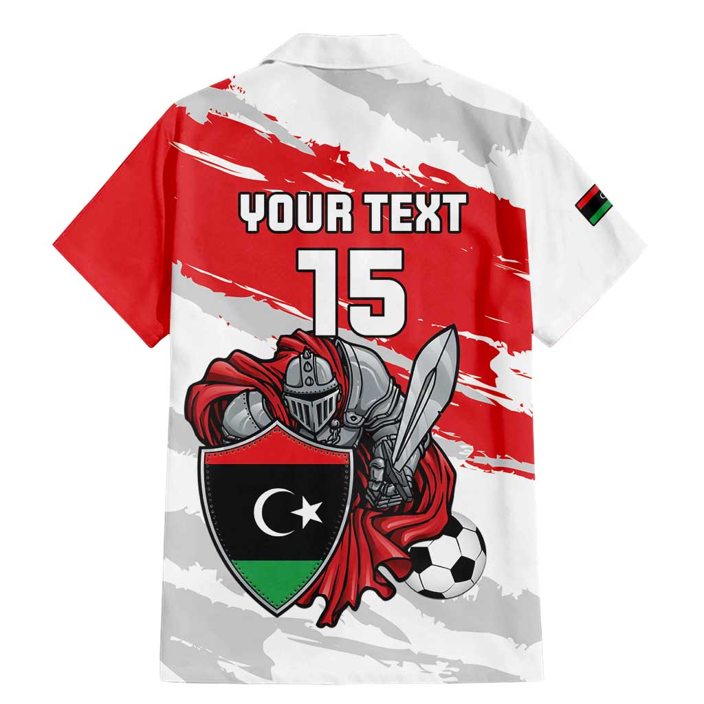 Custom Libya Football Family Matching Mermaid Dress and Hawaiian Shirt Yalla Fursan Al-Mutawasit