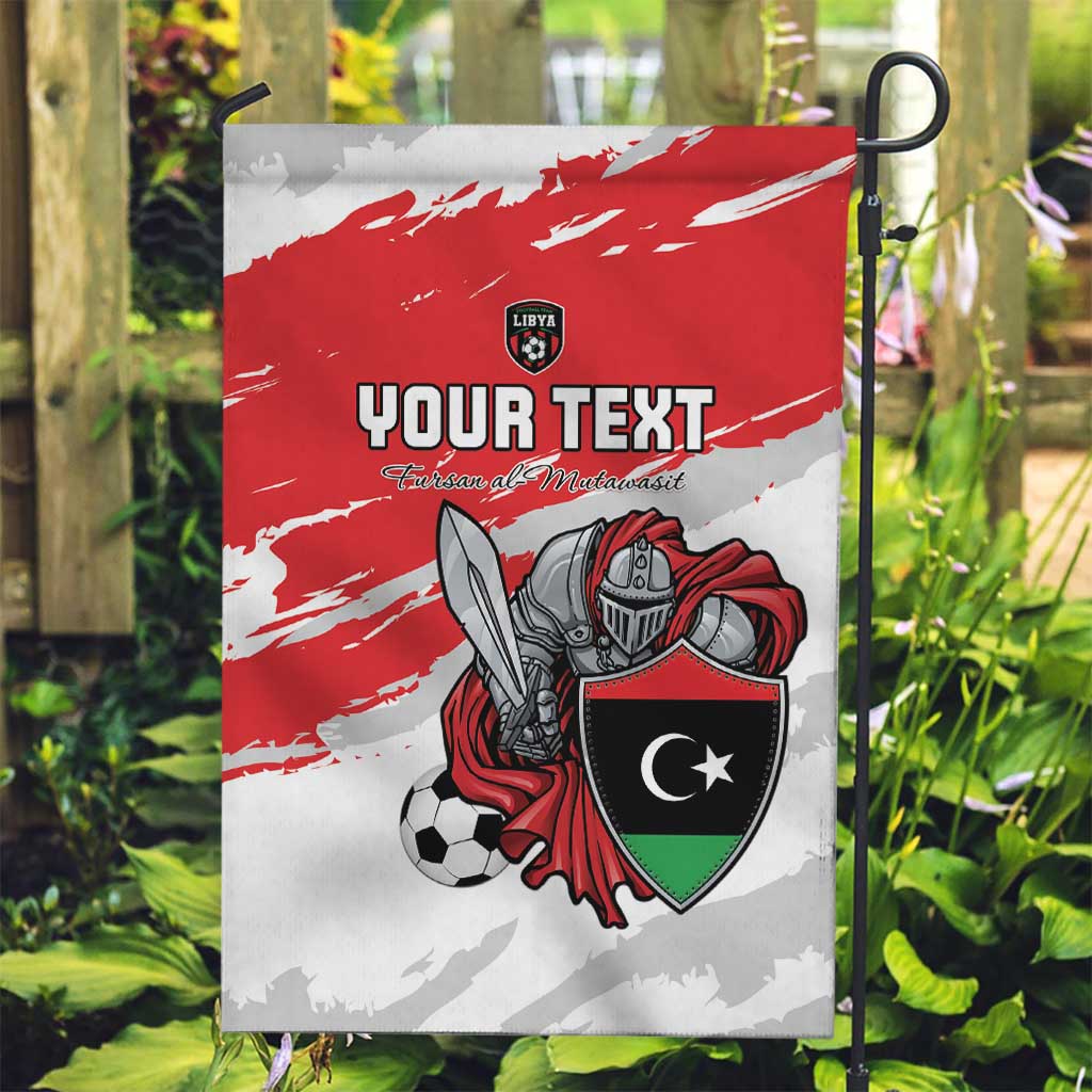 Custom Libya Football Garden Flag Yalla Fursan Al-Mutawasit