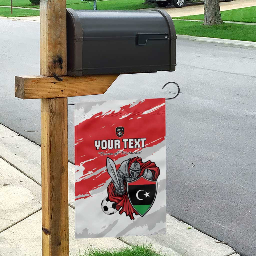Custom Libya Football Garden Flag Yalla Fursan Al-Mutawasit