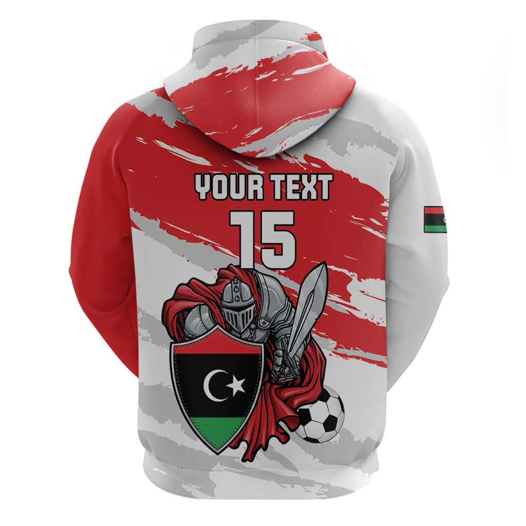 Custom Libya Football Hoodie Yalla Fursan Al-Mutawasit