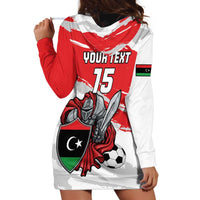 Custom Libya Football Hoodie Dress Yalla Fursan Al-Mutawasit