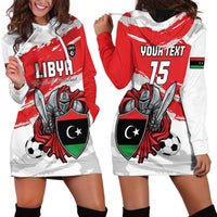 Custom Libya Football Hoodie Dress Yalla Fursan Al-Mutawasit