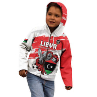Custom Libya Football Kid Hoodie Yalla Fursan Al-Mutawasit