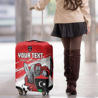 Custom Libya Football Luggage Cover Yalla Fursan Al-Mutawasit