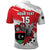 Custom Libya Football Polo Shirt Yalla Fursan Al-Mutawasit