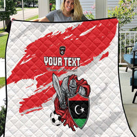 Custom Libya Football Quilt Yalla Fursan Al-Mutawasit