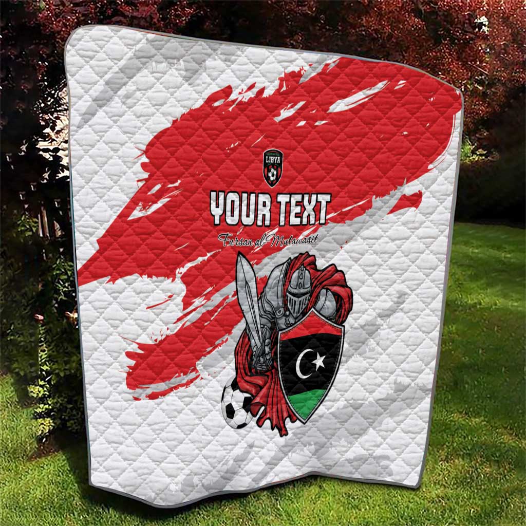 Custom Libya Football Quilt Yalla Fursan Al-Mutawasit