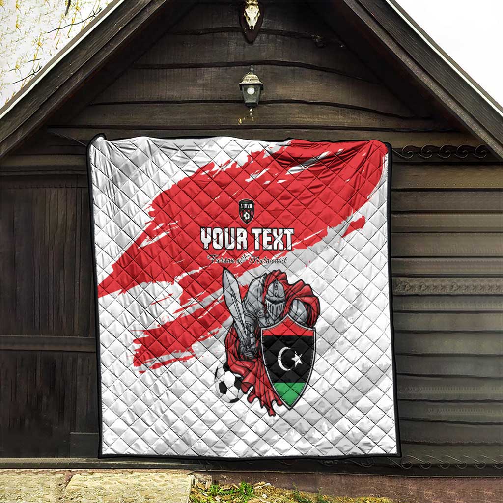 Custom Libya Football Quilt Yalla Fursan Al-Mutawasit