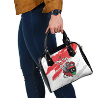 Custom Libya Football Shoulder Handbag Yalla Fursan Al-Mutawasit