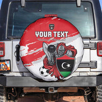Custom Libya Football Spare Tire Cover Yalla Fursan Al-Mutawasit