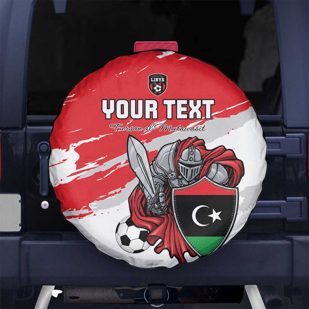 Custom Libya Football Spare Tire Cover Yalla Fursan Al-Mutawasit