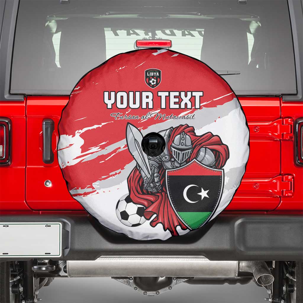 Custom Libya Football Spare Tire Cover Yalla Fursan Al-Mutawasit