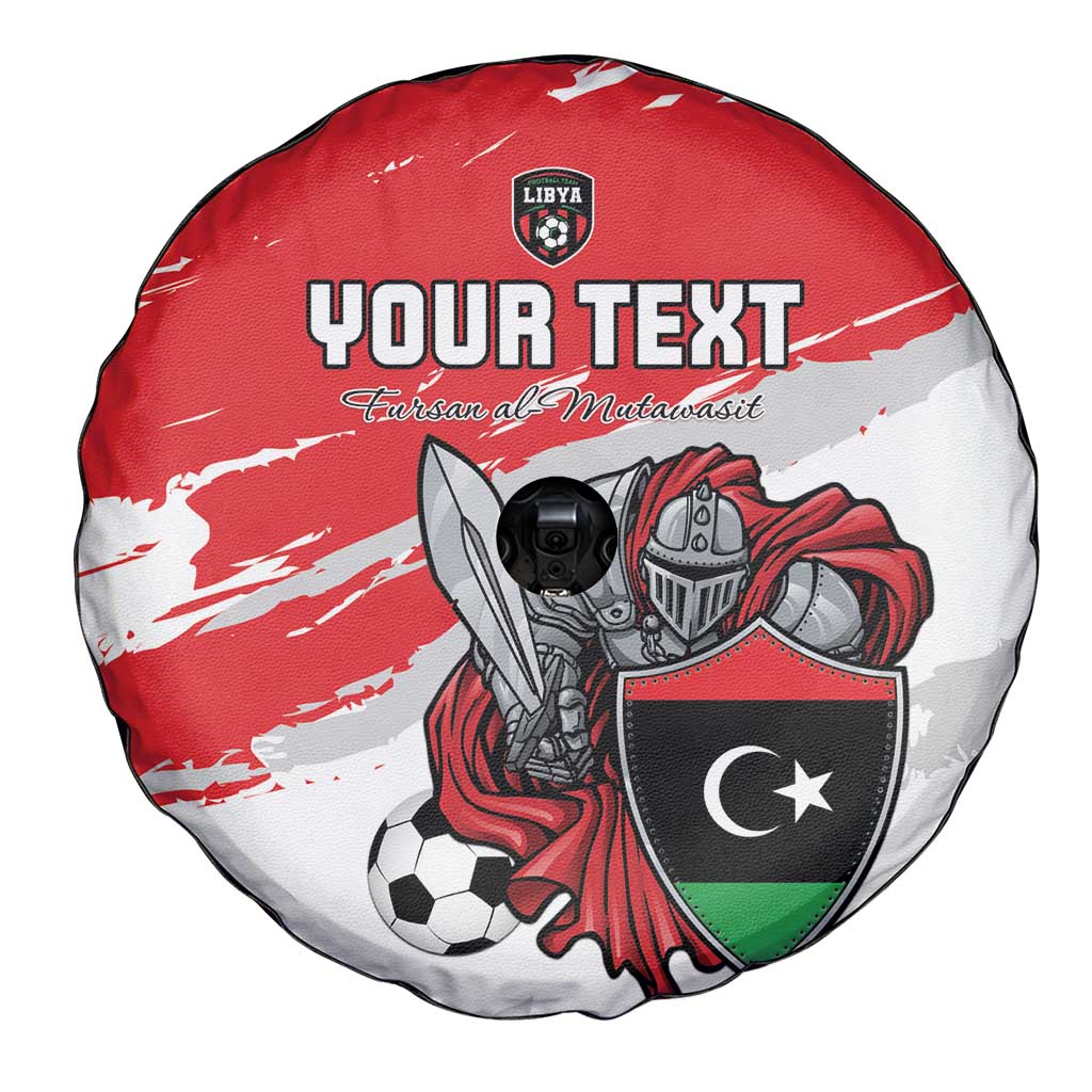 Custom Libya Football Spare Tire Cover Yalla Fursan Al-Mutawasit