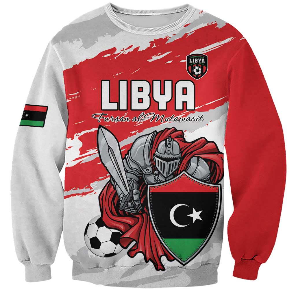 Custom Libya Football Sweatshirt Yalla Fursan Al-Mutawasit