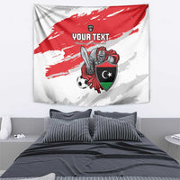 Custom Libya Football Tapestry Yalla Fursan Al-Mutawasit
