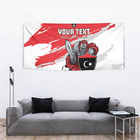 Custom Libya Football Tapestry Yalla Fursan Al-Mutawasit