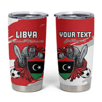Custom Libya Football Tumbler Cup Yalla Fursan Al-Mutawasit