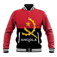 Angola Country Flag Baseball Jacket Virtus Unita Fortior