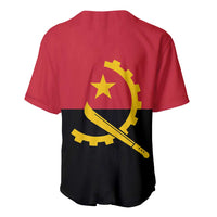Angola Country Flag Baseball Jersey Virtus Unita Fortior