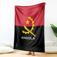 Angola Country Flag Blanket Virtus Unita Fortior