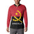 Angola Country Flag Button Sweatshirt Virtus Unita Fortior