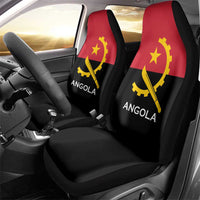 Angola Country Flag Car Seat Cover Virtus Unita Fortior