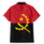 Angola Country Flag Family Matching Mermaid Dress and Hawaiian Shirt Virtus Unita Fortior