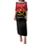 Angola Country Flag Family Matching Puletasi and Hawaiian Shirt Virtus Unita Fortior