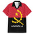 Angola Country Flag Family Matching Summer Maxi Dress and Hawaiian Shirt Virtus Unita Fortior