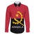 Angola Country Flag Family Matching Summer Maxi Dress and Hawaiian Shirt Virtus Unita Fortior