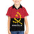 Angola Country Flag Family Matching Summer Maxi Dress and Hawaiian Shirt Virtus Unita Fortior