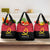 Angola Country Flag Grocery Bag Virtus Unita Fortior