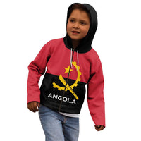 Angola Country Flag Kid Hoodie Virtus Unita Fortior